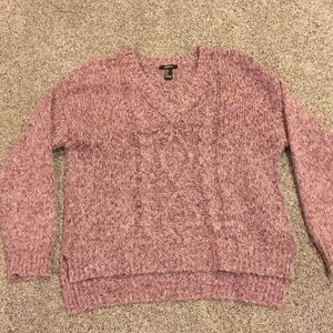 Large Pink Forever 21 Sweater